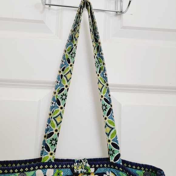 VERA BRADLEY shoulder tote Fabric quilted imperial floral print bag - Picture 5 of 13